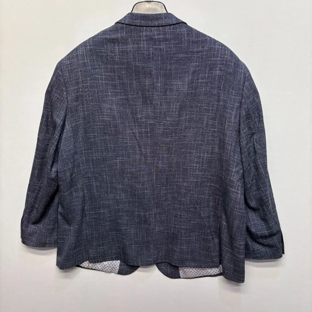 Oak Hill Men Blazer Jacket Size XXL 2XL 50R / 52R Polyester Blend C085 -26